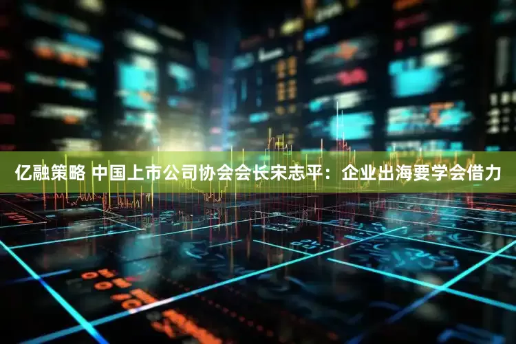 亿融策略 中国上市公司协会会长宋志平：企业出海要学会借力